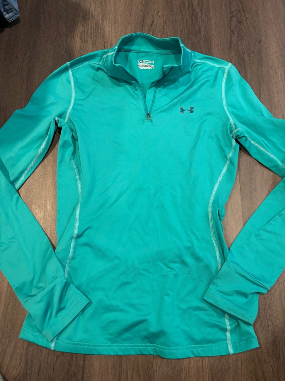 Under Armour Teal Quarter-Zip Women's Training Top
